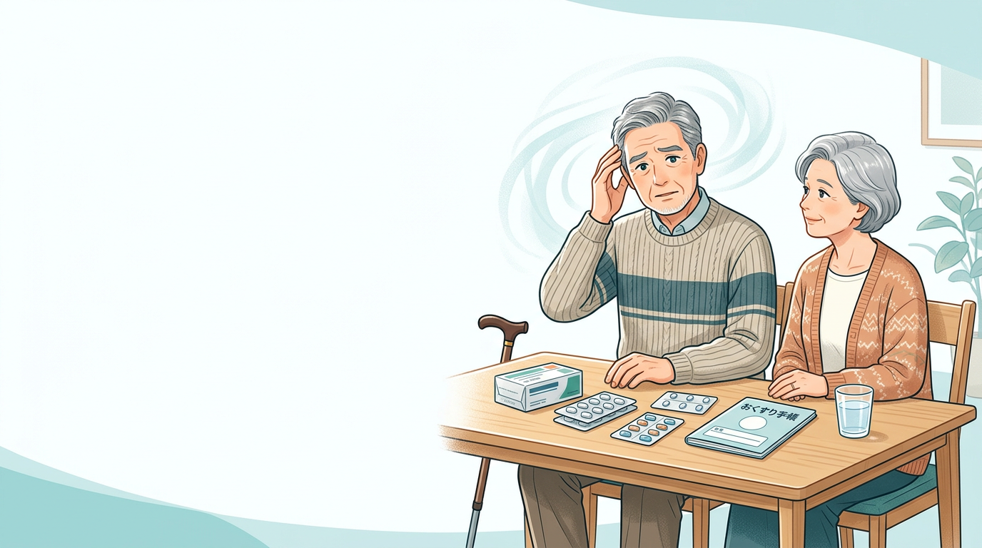 「物忘れ・ふらつき・歩きにくさ」お薬が原因で起こることもあります